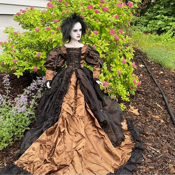 OOAK Creepy Odd 24” Ghostly Vampire Doll Witch Scary Halloween Horror Art Doll - Picture 8 of 14